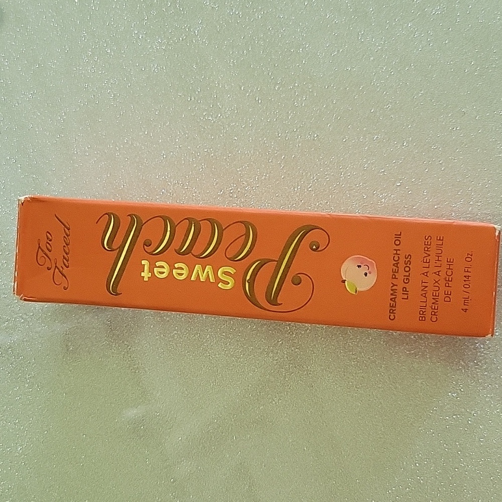 Too Faced sweet peach lip gloss